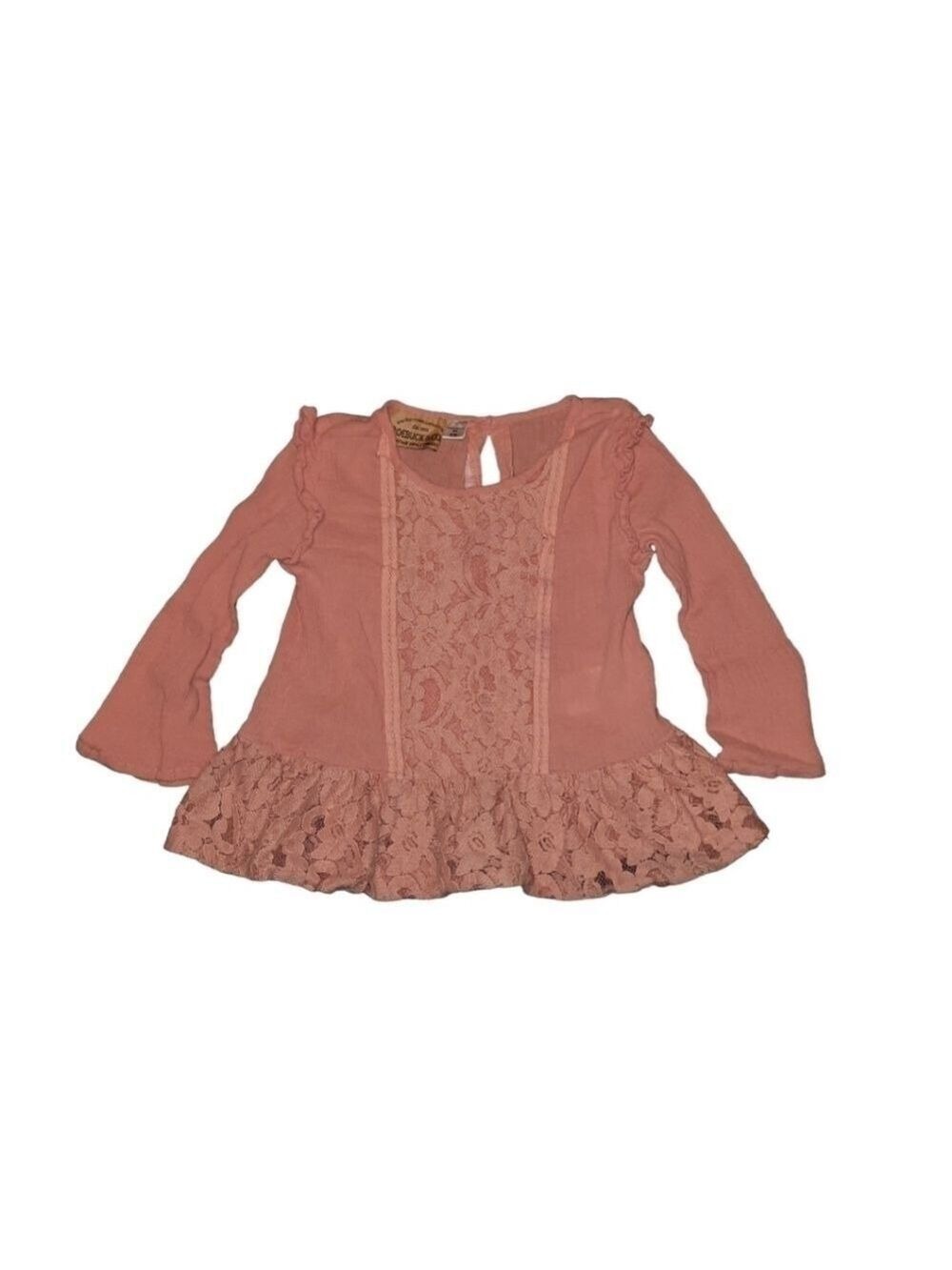 Roebuck & Co Girls Long Sleeve Blouse Size Small